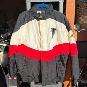 Vintage NFL Atlanta Falcons Jacket – Apex One Style – Colorblock – 90s Era